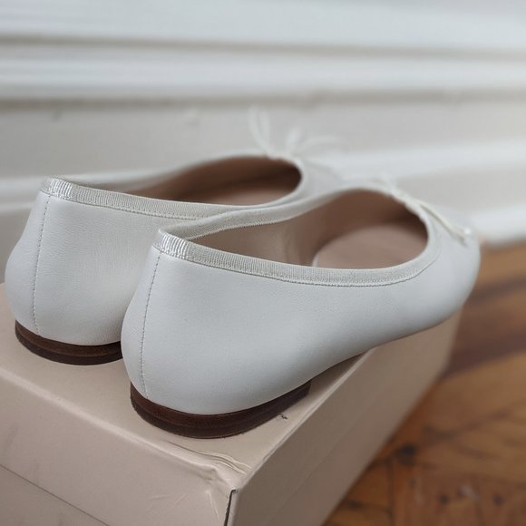 Loeffler Randall Georgie Ballet Flats in White, Size 8.5 NIB - Picture 8 of 9